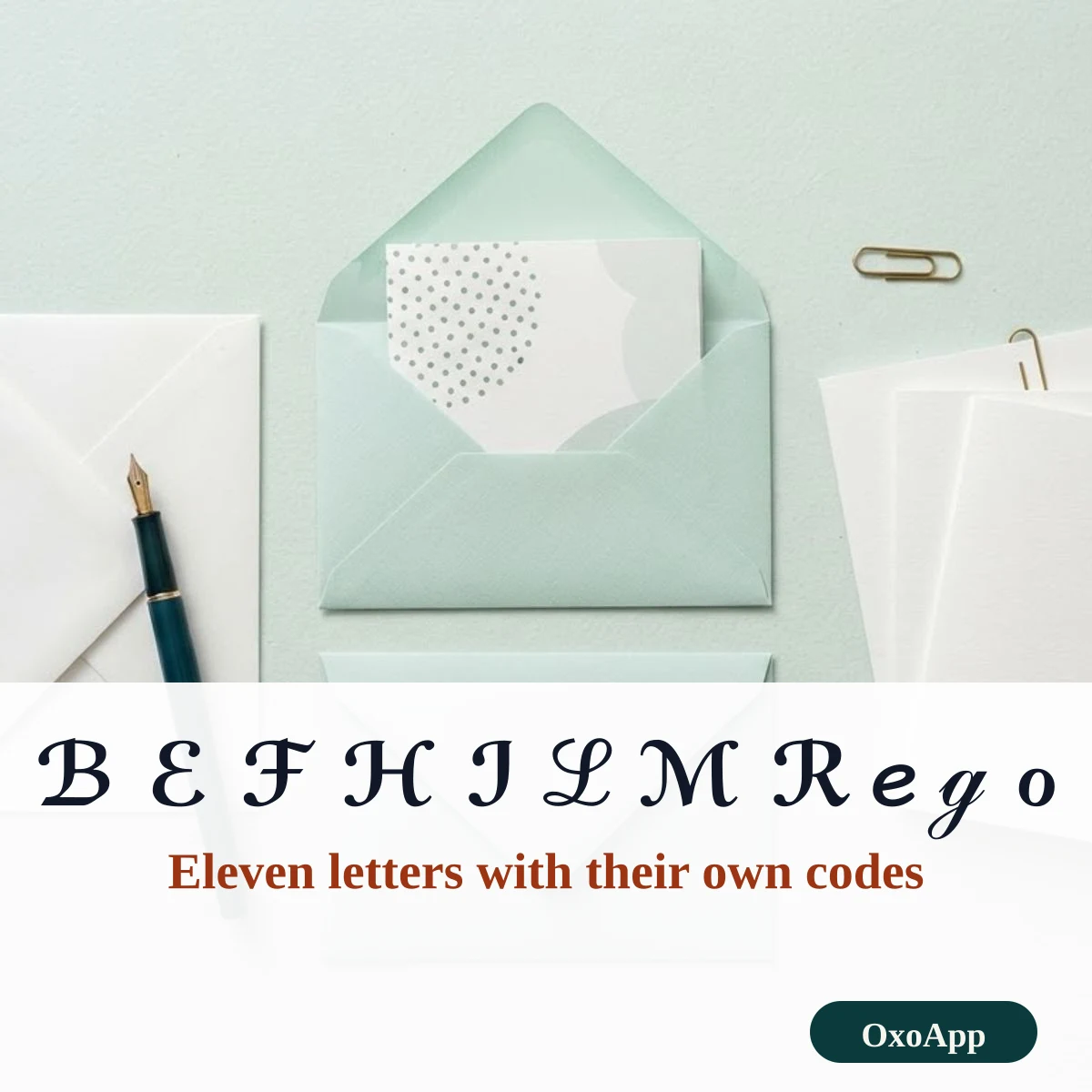 Eleven script letters that have their own code points in Letterlike Symbols