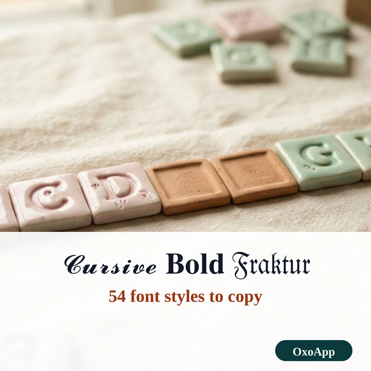 Fonts copy and paste: cursive, bold and fraktur text styles