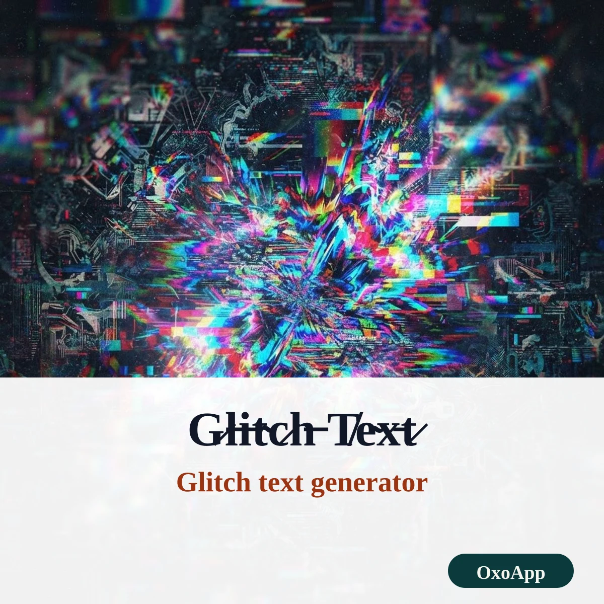 Glitch text generator showing light, medium and heavy Zalgo text