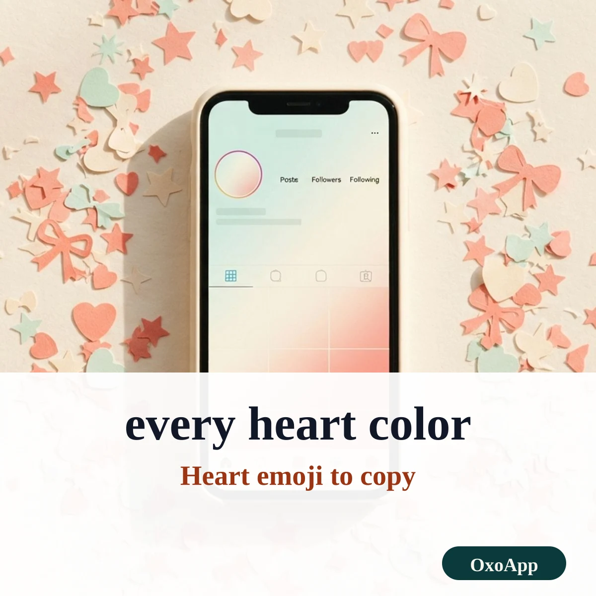 Heart emoji to copy in every color from red to black, with pink, light blue and grey