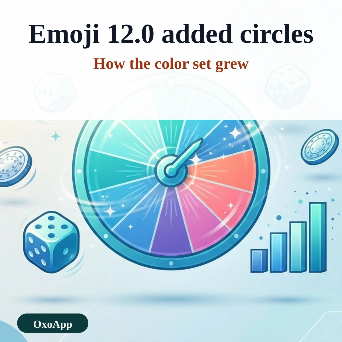 How the emoji color set grew over the releases