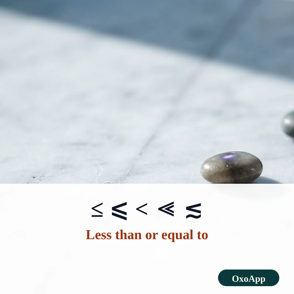 Less than or equal to symbol and related signs to copy