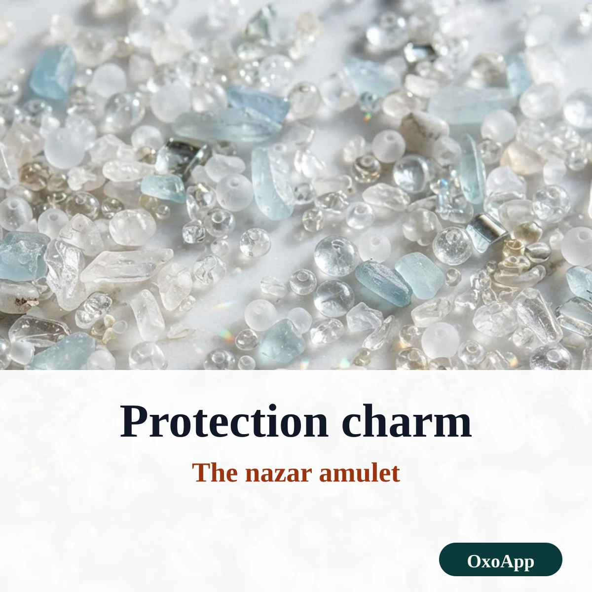 The nazar amulet, a blue eye-shaped charm used against the evil eye