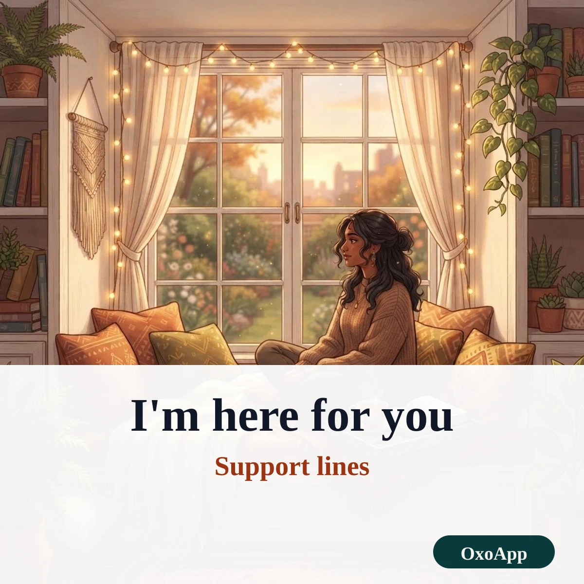 Supportive message templates to send with a gentle emoji