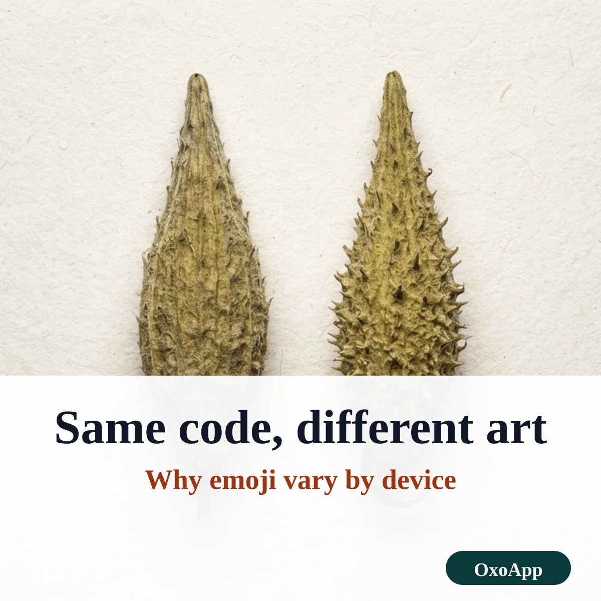Emoji look different on iPhone and Android because each company draws its own art